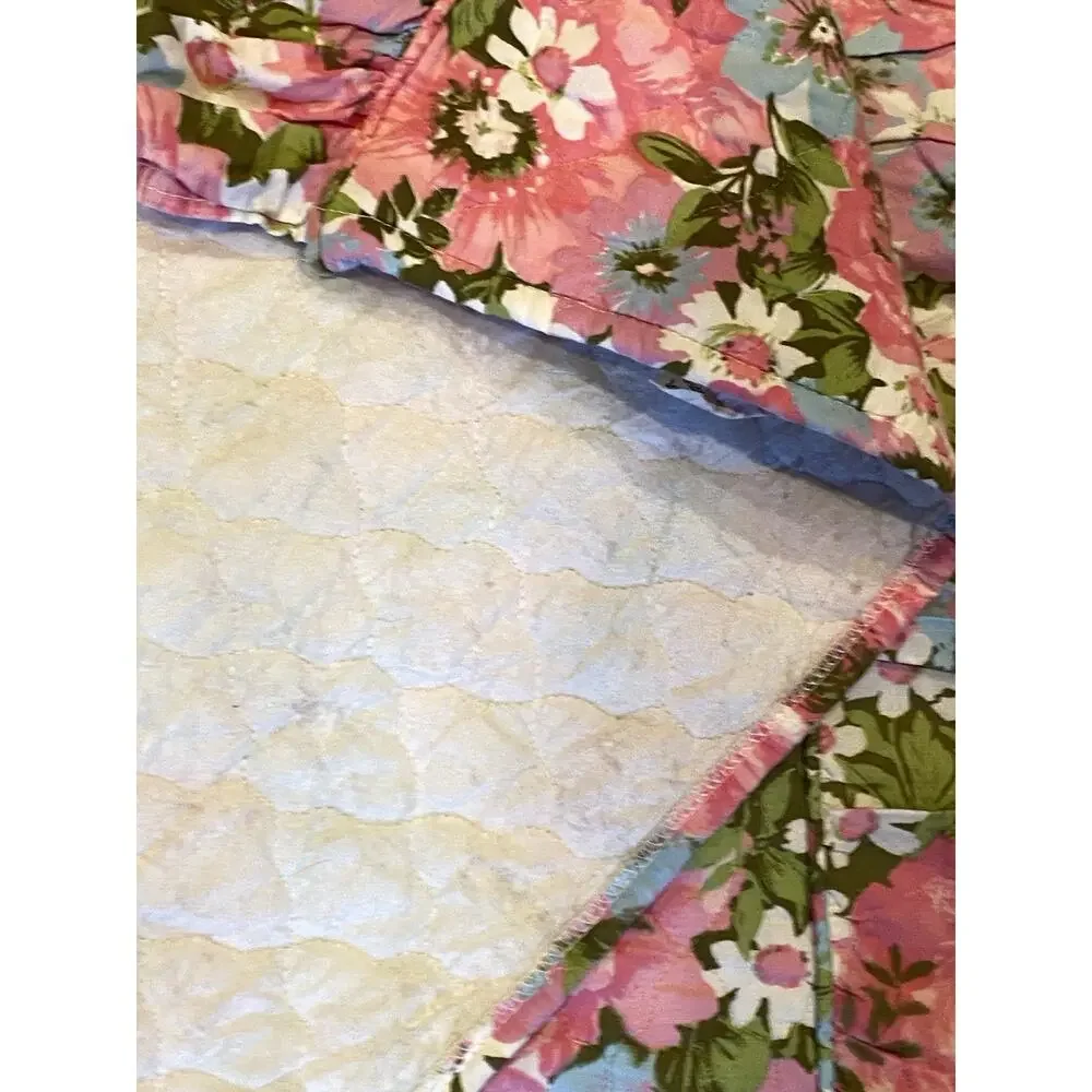 Vtg JC Penney Garden Path Floral Comforter NOS Cottagecore Twin Full Shabby New
